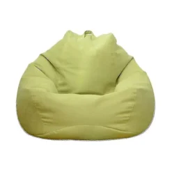 Helt Ny Ekstra Stor Sækkestol Betræk Sofa Indendørs Lazy Lounger Til Voksne Børn Udsalg! Khaki 100 * 120cm