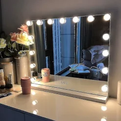 Helt nye makeup spejl pærer - USB 10 pærer 3 lystilstande (kun pærer)