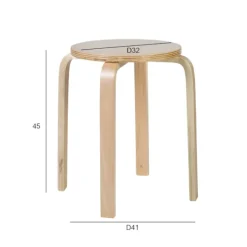 Hett Sæt med 2 produkter. Skammel SIXTY-1 natur 2300