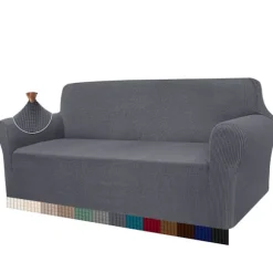 Høj stretch sofaovertræk moderne sofa kast jacquard elastisk—yux