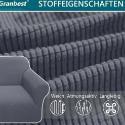 Høj stretch sofaovertræk moderne sofa kast jacquard elastisk—yux
