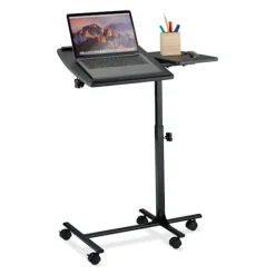 Højdejusterbart laptopbord med hjul