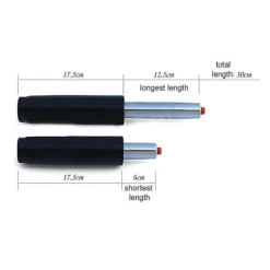 Højhårdhedsstål Holdbar Heavy Duty Kontorstole Gasløftcylinder