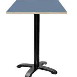 Højt bord 60 x 60 cm - Bazila model blå note trækanter Blå