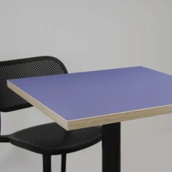 Højt bord 60 x 60 cm - Bazila model blå note trækanter Blå