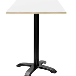 Højt bord 60 x 60 cm - Bazila model hvide trækanter Vit