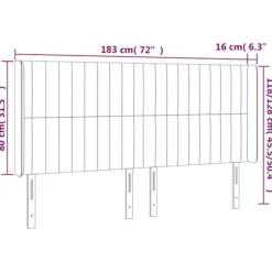 Hovedgærde - Eksklusivt Hus - Indbygget LED - Højdejusterbar - Lys grå 183x16x118/128 cm ljusgrått