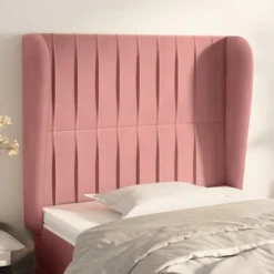 Hovedgærde - Eksklusivt Hus - Rosa Velour - Ører - Højdejusterbar Ros