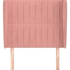 Hovedgærde - Eksklusivt Hus - Rosa Velour - Ører - Højdejusterbar Ros