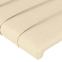 Hovedgærde - Maison Exclusive - Creme - 200x5x118/128 cm - Højdejusterbar Grädde