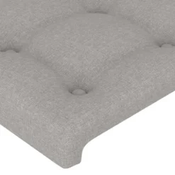 Hovedgærde - Maison Exclusive - Lys grå - 163×23×78/88 cm - Åndbart stof Ljusgrått