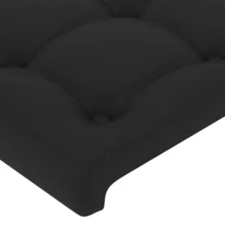 Hovedgærde - Maison Exclusive - Syntetisk læder Sort - 100 x 5 x 118/128 cm - Højdejusterbar Svart
