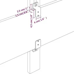 Hovedgærde - Maison Exclusive - Syntetisk læder Sort - 100 x 5 x 118/128 cm - Højdejusterbar Svart