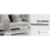 Hvidt sofabord, 95x55x50 cm, ridsefast