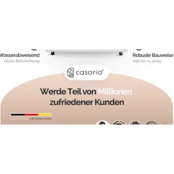 Hvidt sofabord, 95x55x50 cm, ridsefast