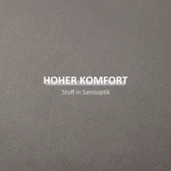 2-I-1 Skammel Rund Skammel Inklusive Opbevaringsplads, Aftageligt Låg I Fløjlslook Sidebord Mørkegrå