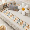 IC Skridsikker Sofa Pude i Boheme Stil Hvid 90*70cm