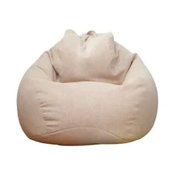 Indendørs/Udendørs Sækkestol til Voksne Ekstra Stor Sækkestolsbetræk, Khaki, 450g Khaki 450g