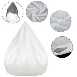 Inderfor Vandtæt Lazy Bean Bag Sofaovertræk, Ingen Fyldning 100X120 CM