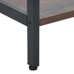 Industrielt konsolbord med skuffer og hylder