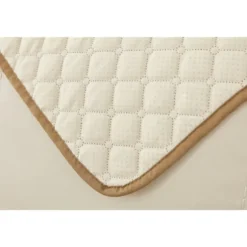 ING Skridsikkert møbelbetræk (38 cm x 57 cm) - Ternet kaffefarve