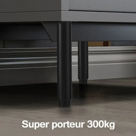 Justerbare møbelben fra 180 til 300 mm i koldvalset stål