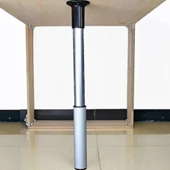 Justerbare støtteben i aluminiumslegering, foldbart spisebord, bordben, løfteben, justerbare støttefødder, teleskopisk foldning multifunktionel i