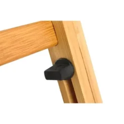 Justerbart laptopbord i bambus 17 tommer med ventilation og skuffe