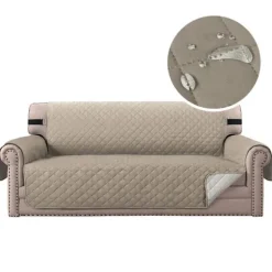 Khaki Sofa Pudebetræk Pletter Universal Betræk Vandtæt Resistent P