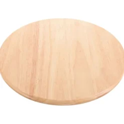 [KK] Rund Skammel Erstatningssæde Træskammelbetræk Kompatibel med Kantine Langtidsbrug U-formet Kant 1 Stk. Khaki 35.00X35.00X3.00CM