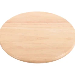 [KK] Rund Skammel Erstatningssæde Træskammelbetræk Kompatibel med Kantine Langtidsbrug U-formet Kant 1 Stk. Khaki 35.00X35.00X3.00CM