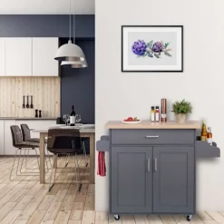 Køkkenvogn med bordplade