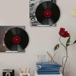 Klar Vinylplade Hylde Vægmontering 8 Pak, Akryl Album Pladeholder Display, Vinylplade Hylde St