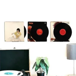 Klar Vinylplade Hylde Vægmontering 8 Pak, Akryl Album Pladeholder Display, Vinylplade Hylde St