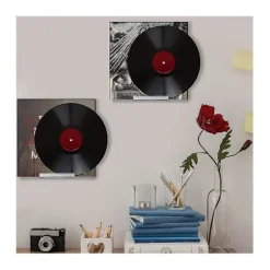 Klar Vinylplade Hylde Vægmontering 8 Pak, Akryl Album Pladeholder Display, Vinylplade Hylde S