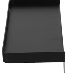 Klæbevæg hylde Lille vægmonteret selvklæbende hylde Telefonholder Hylde Sort 18,5X9,1X4,2CM Sort Black 18.5X9.1X4.2CM