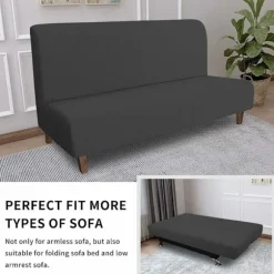 Komfortabelt Touch Futon Madrasbetræk, Innovativt Design for Nem Installation, Miljøvenlig Stretch Jacquard Sofabeskyttelse, Fuld Beskyttelse