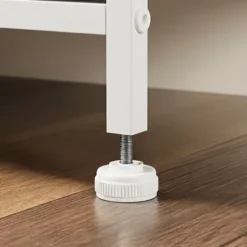 Kommode, 7 stofkasser, metal og MDF