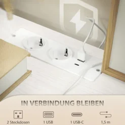 Kommode med opbevaring og 8 stofskuffer, stålramme, cremefarvet