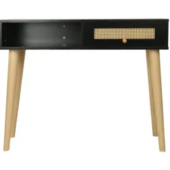 Konsol kanage "Marine" - 100 x 29 x 81 cm - Sort svart