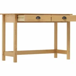Konsolbord - Hill - 2 skuffer - Massiv fyr - 110x45x74 cm honungsbrunt