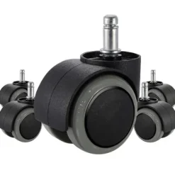 Kontorstol Hjul, 5-pak, Passer IKEA Stol (10mm x 22mm) Kraftig