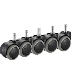 Kontorstol Hjul, 5-pak, Passer IKEA Stol (10mm x 22mm) Kraftige-FF-
