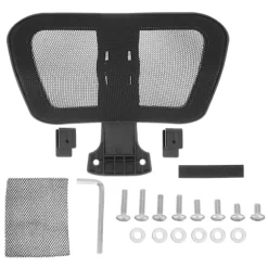 Kontorstol Hovedpude Komfortabel Computerstol Nakkestøtte Kontorartikler Black 27X23cm