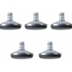 Kontorstol Kontorstol Udskiftningshjul Drejelige Hjul til Fast Bendiameter 7/16" (11 mm) Stamme Kompatibel med de fleste kontorstole