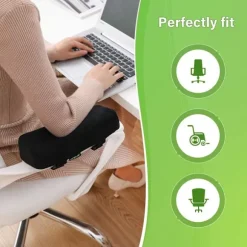 Kontorstol med 2 armlænspuder - Ergonomisk design - Armstøtte - Universal