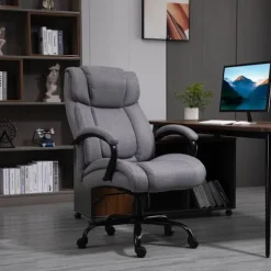 Kontorstol Skrivebordsstol Gaming Stol Drejestol Rocker Funktion Tyk Polstret Ergonomisk Stol Bæreevne 220 Kg