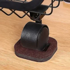 Kontorstolshjul Stopper Møbel Caster Cups Hårdttræ Gulvbeskyttere Anti Vibrations Pad Stol Rullefødder Anti-slip Måtte