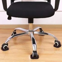 Kontorstolshjul Stopper Møbel Caster Cups Hårdttræ Gulvbeskyttere Anti Vibrations Pad Stol Rullefødder Anti-slip Måtte