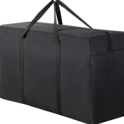 190L Ekstra Stor Flyttepose i Kraftig Sort Black_xx Black 100L